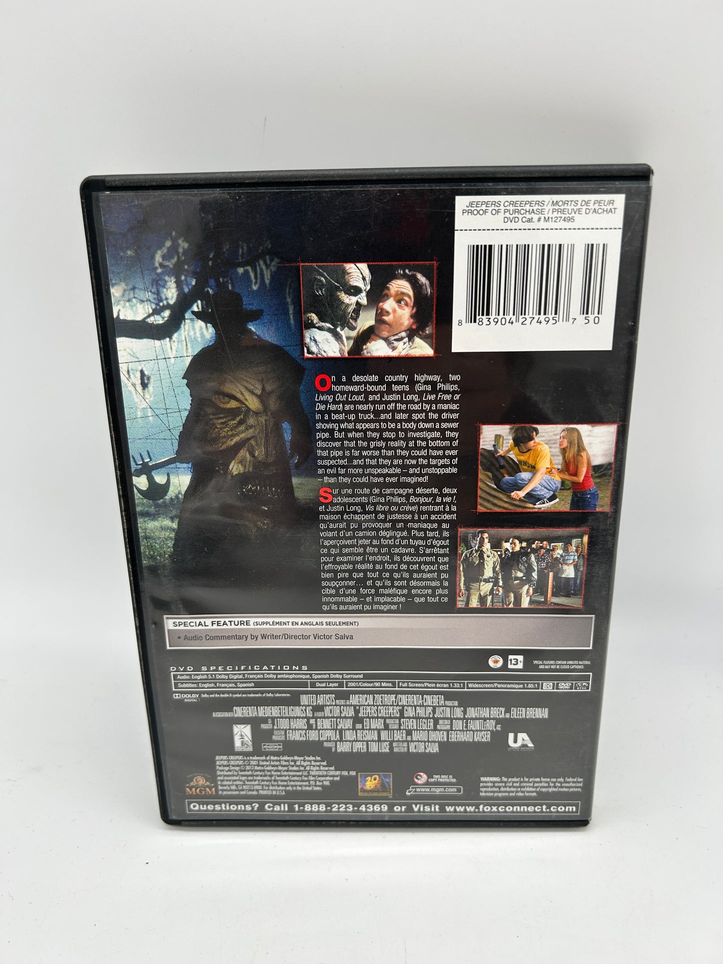 FiLM DVD | MORTS DE PEUR [JEEPERS CREEPERS]