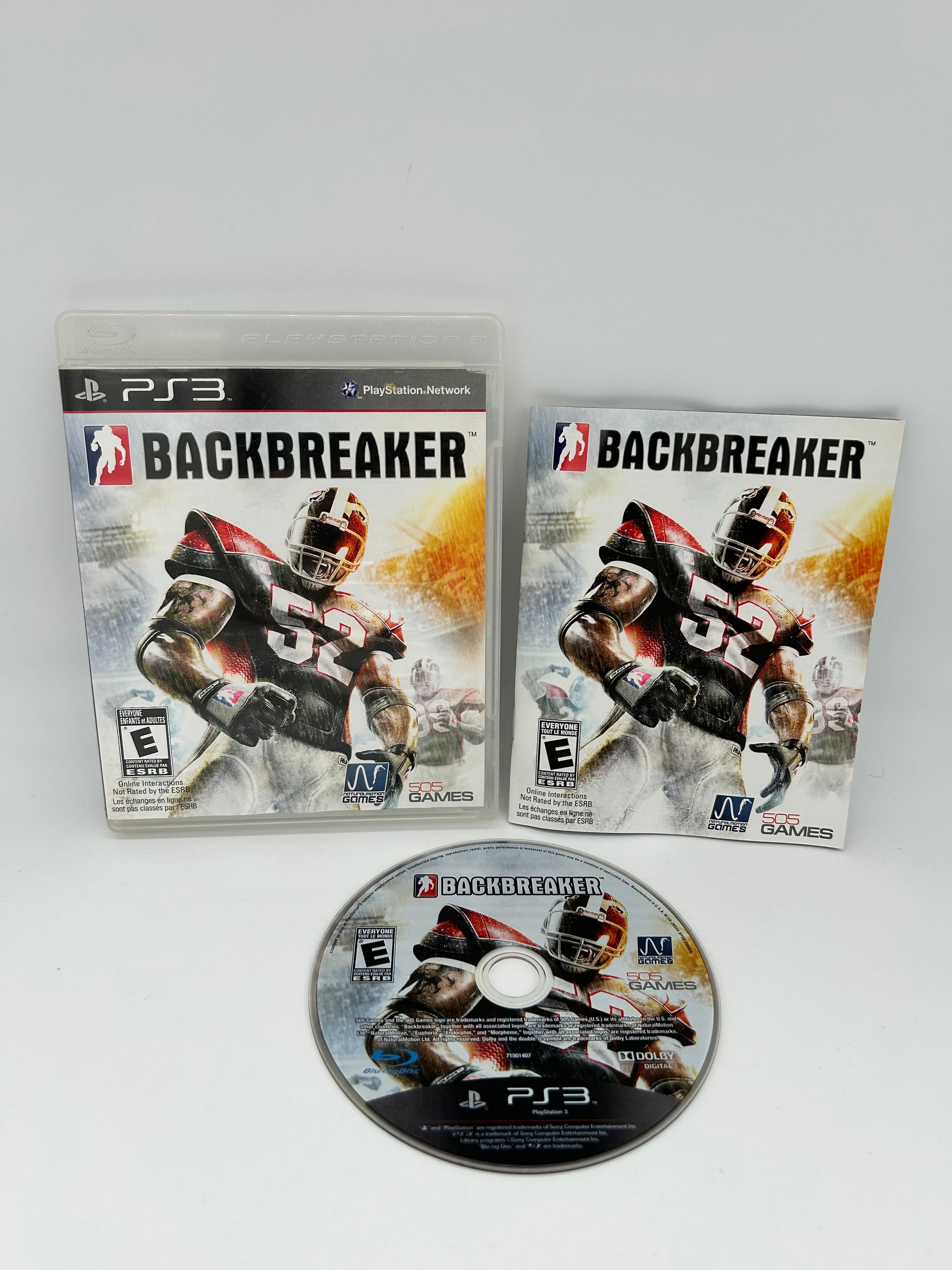 PiXEL-RETRO.COM : SONY PLAYSTATION 3 (PS3) COMPLET CIB BOX MANUAL GAME NTSC BACKBREAKER