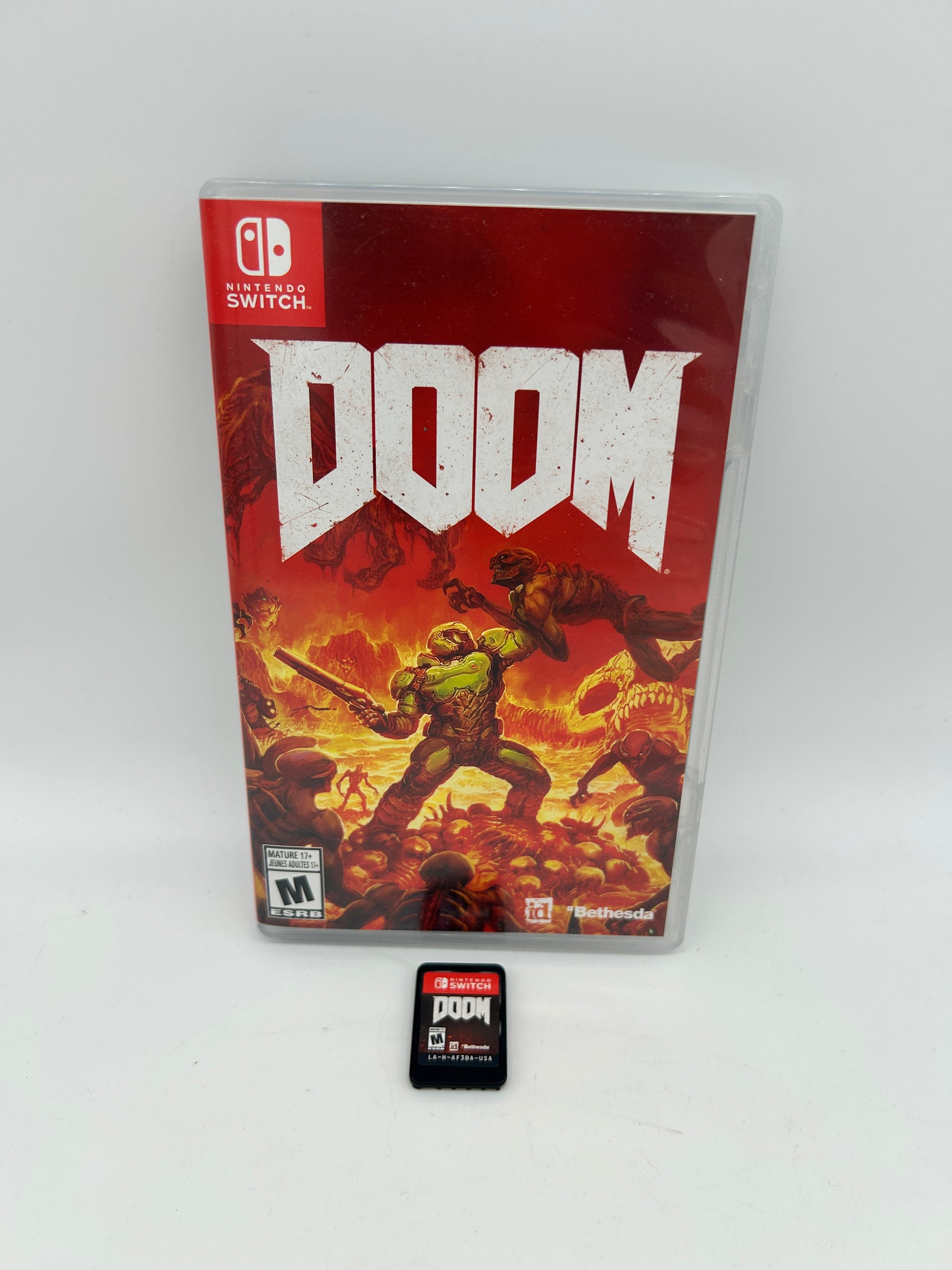 PiXEL-RETRO.COM : NINTENDO SWITCH NEW SEALED IN BOX COMPLETE MANUAL GAME NTSC DOOM