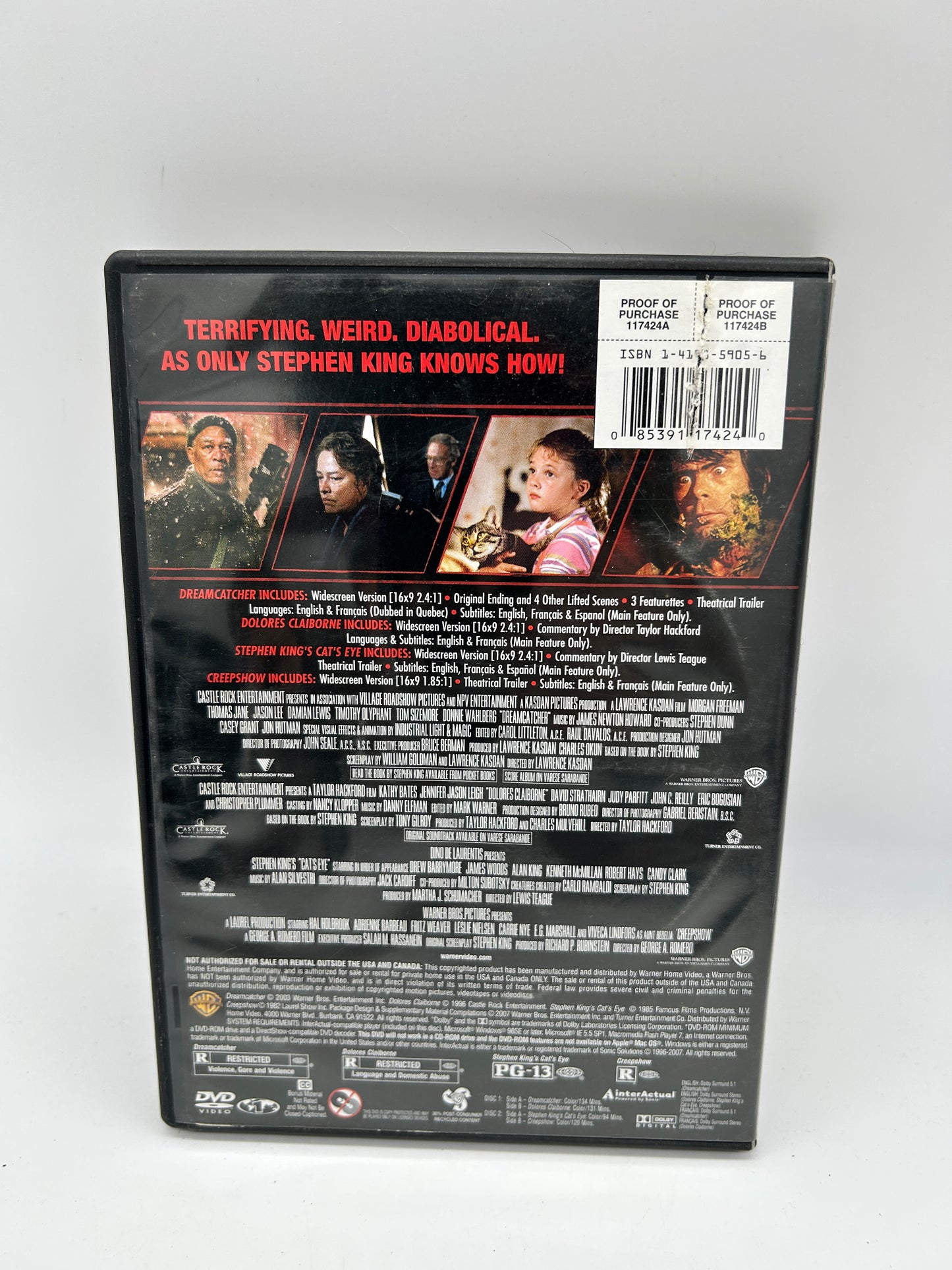 FiLM DVD | 4 FiLM FAVORiTES KiNG OF HORROR