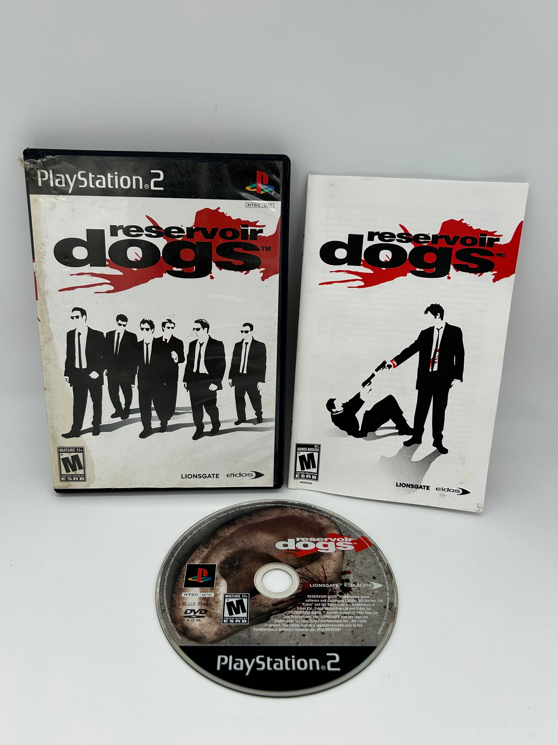 PiXEL-RETRO.COM : SONY PLAYSTATION 2 (PS2) COMPLET CIB BOX MANUAL GAME NTSC RESERVOIR DOGS