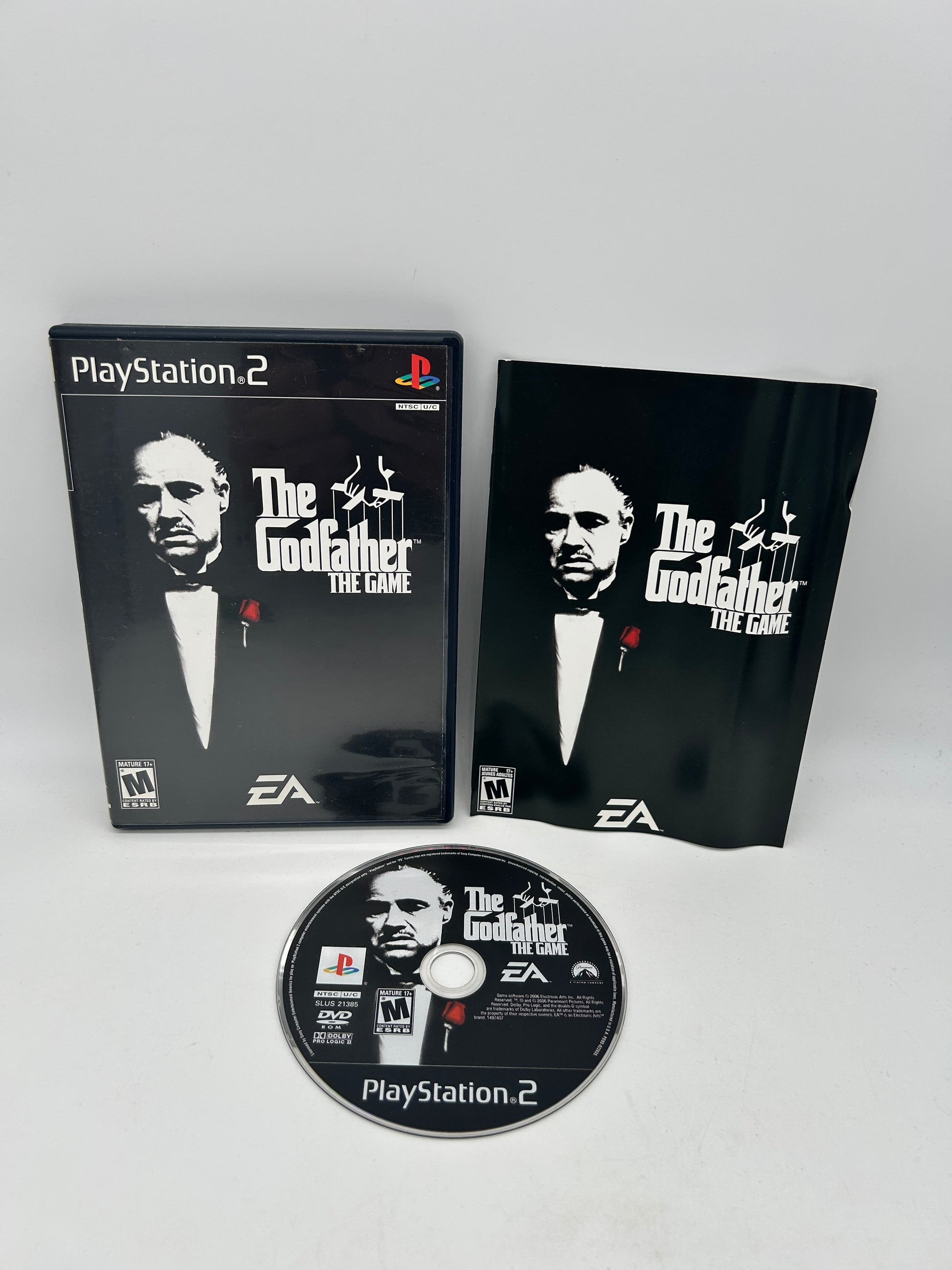 PiXEL-RETRO.COM : SONY PLAYSTATION 2 (PS2) COMPLET CIB BOX MANUAL GAME NTSC THE GODFATHER THE GAME