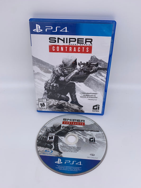 PiXEL-RETRO.COM : SONY PLAYSTATION 4 (PS4) COMPLETE CIB BOX MANUAL GAME NTSC SNIPER GHOST WARRIOR CONTRACTS