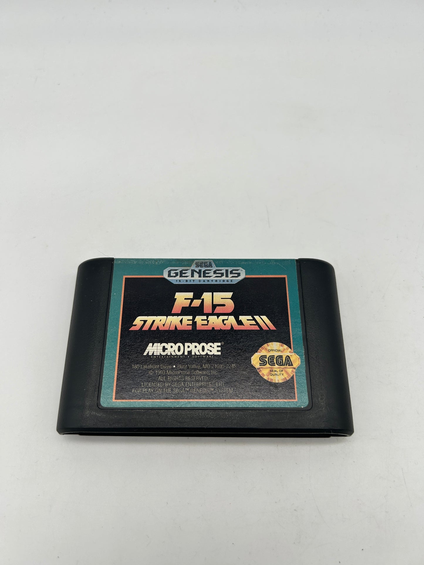 PiXEL-RETRO.COM : SEGA GENESIS (MEGA DRIVE) GAME NTSC F-15 STRIKE EAGLE II