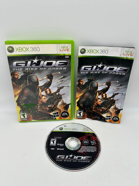 PiXEL-RETRO.COM : MICROSOFT XBOX 360 COMPLETE CIB BOX MANUAL GAME NTSC GI JOE THE RISE OF COBRA