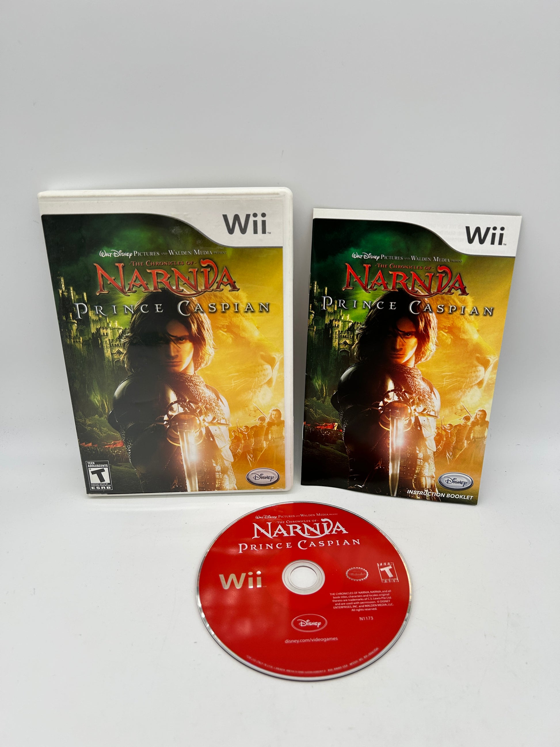 PiXEL-RETRO.COM : NINTENDO WII COMPLET CIB BOX MANUAL GAME NTSC THE CHRONICLES OF NARNIA PRINCE CASPIAN
