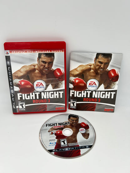 PiXEL-RETRO.COM : SONY PLAYSTATION 3 (PS3) COMPLET CIB BOX MANUAL GAME NTSC FIGHT NIGHT ROUND 3