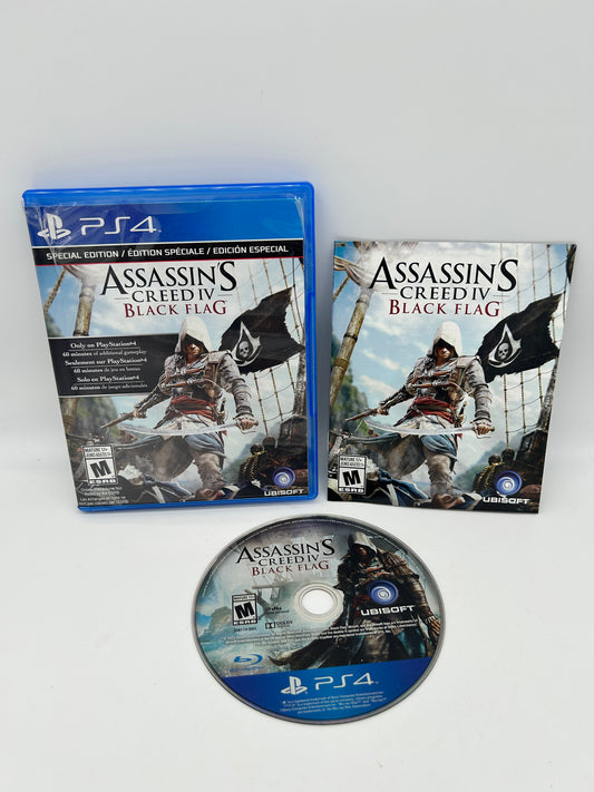 PiXEL-RETRO.COM : SONY PLAYSTATION 4 (PS4) COMPLETE CIB BOX MANUAL GAME NTSC ASSASSIN'S CREED IV BLACK FLAG