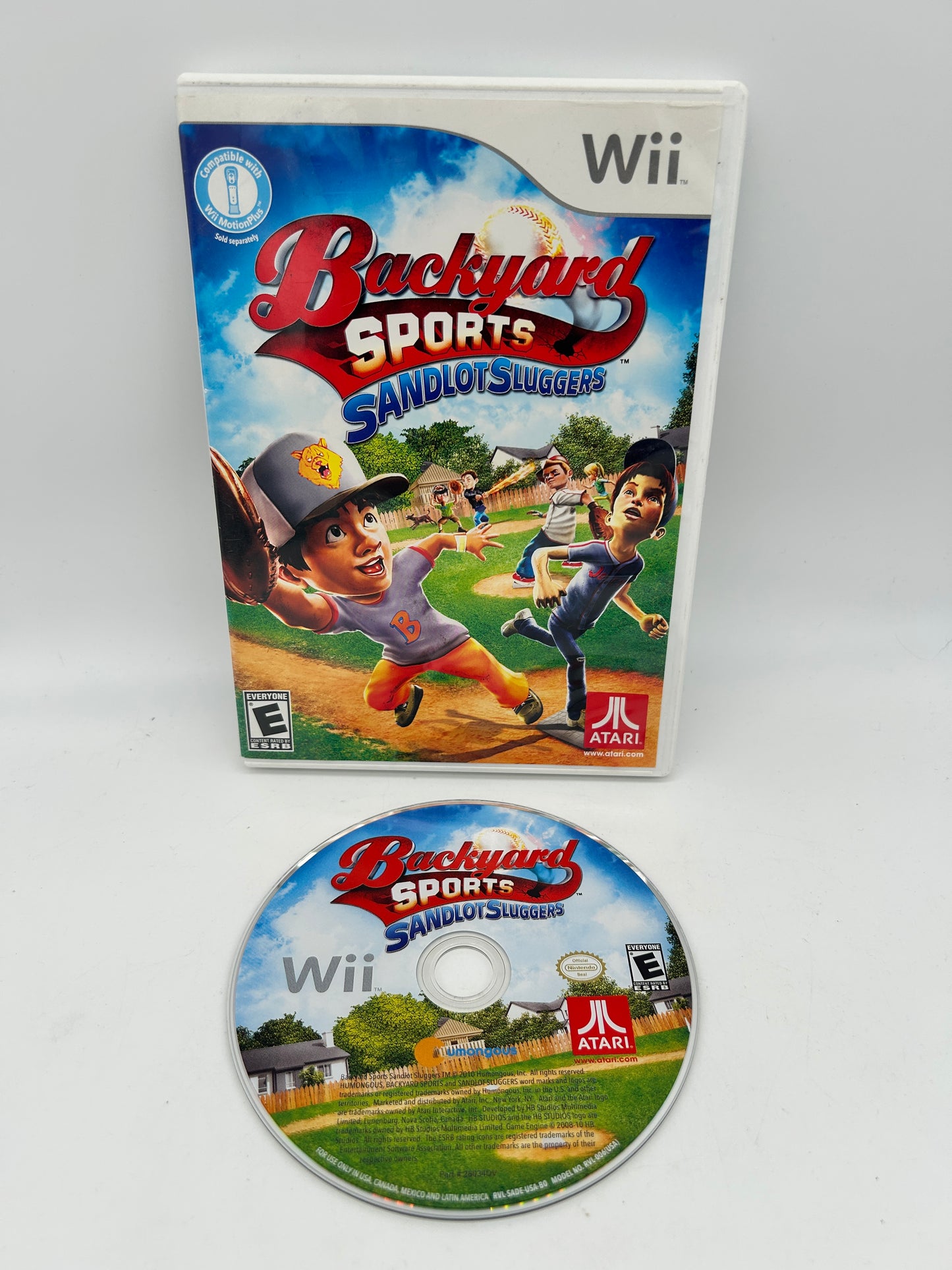 PiXEL-RETRO.COM : NINTENDO WII COMPLET CIB BOX MANUAL GAME NTSC BACKYARD SPORTS SANDLOT SLUGGERS