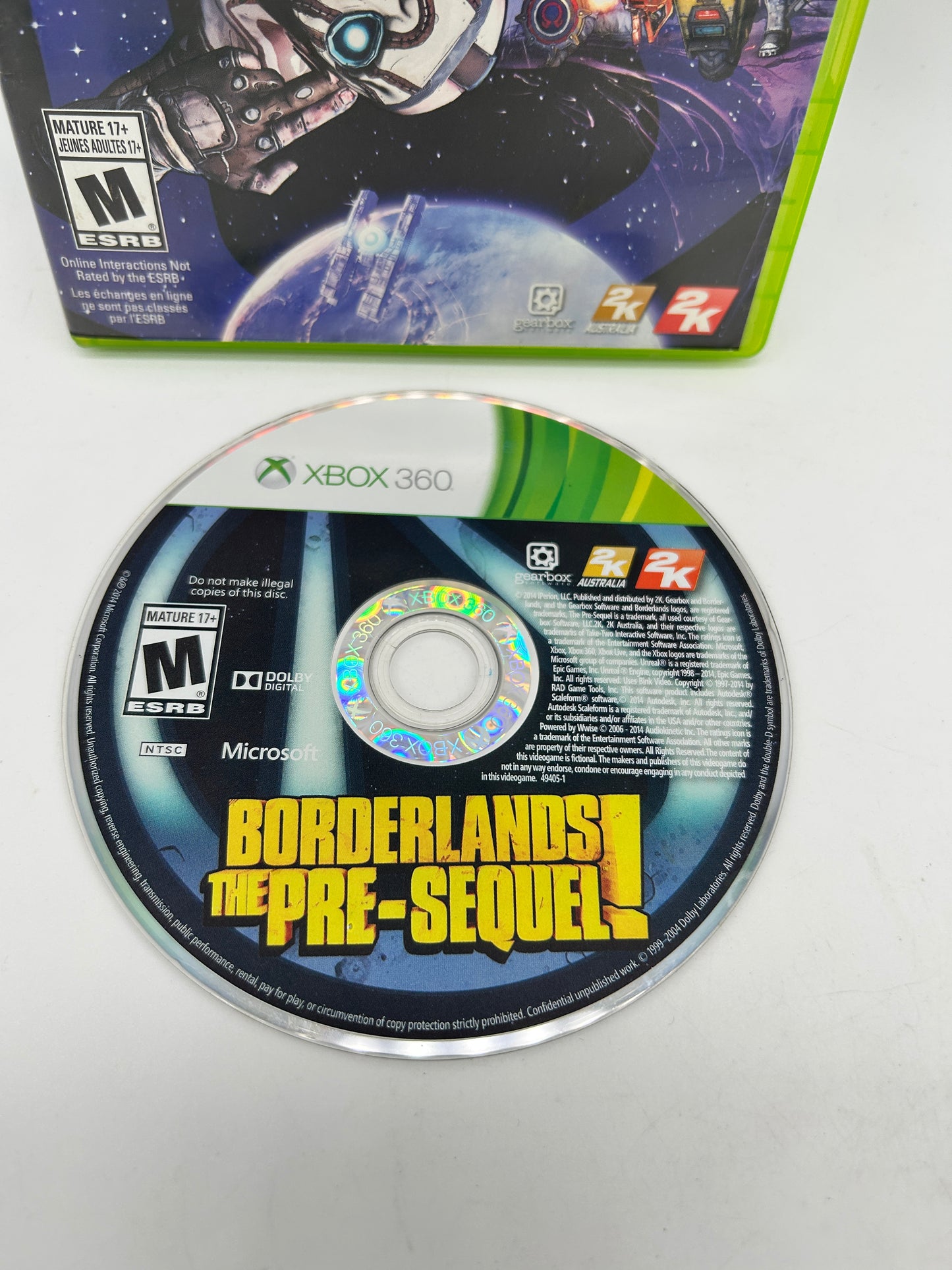 Microsoft XBOX 360 | BORDERLANDS THE PRE-SEQUEL