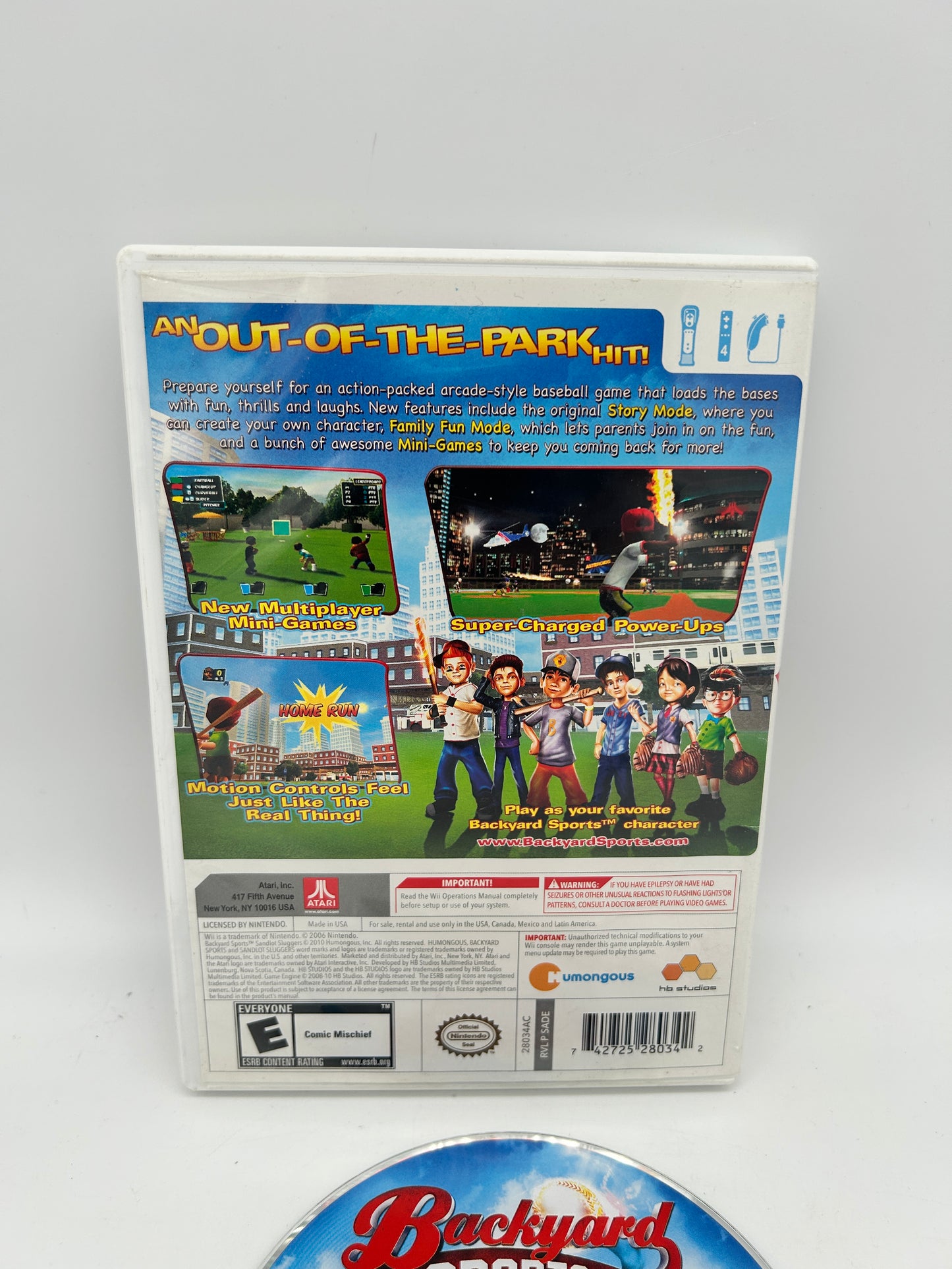 NINTENDO Wii | BACKYARD SPORTS SANDLOT SLUGGERS