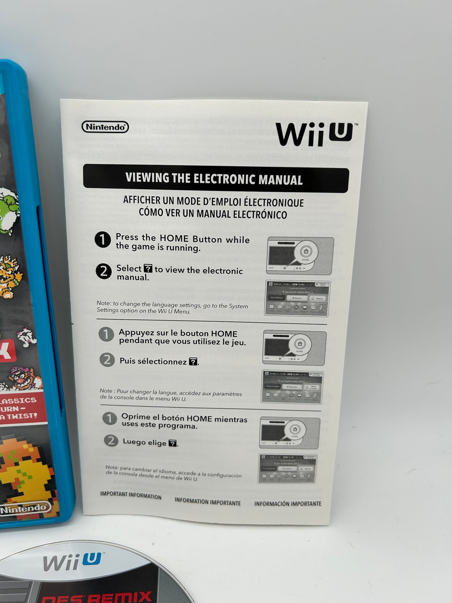 NiNTENDO Wii U | NES REMiX PACK