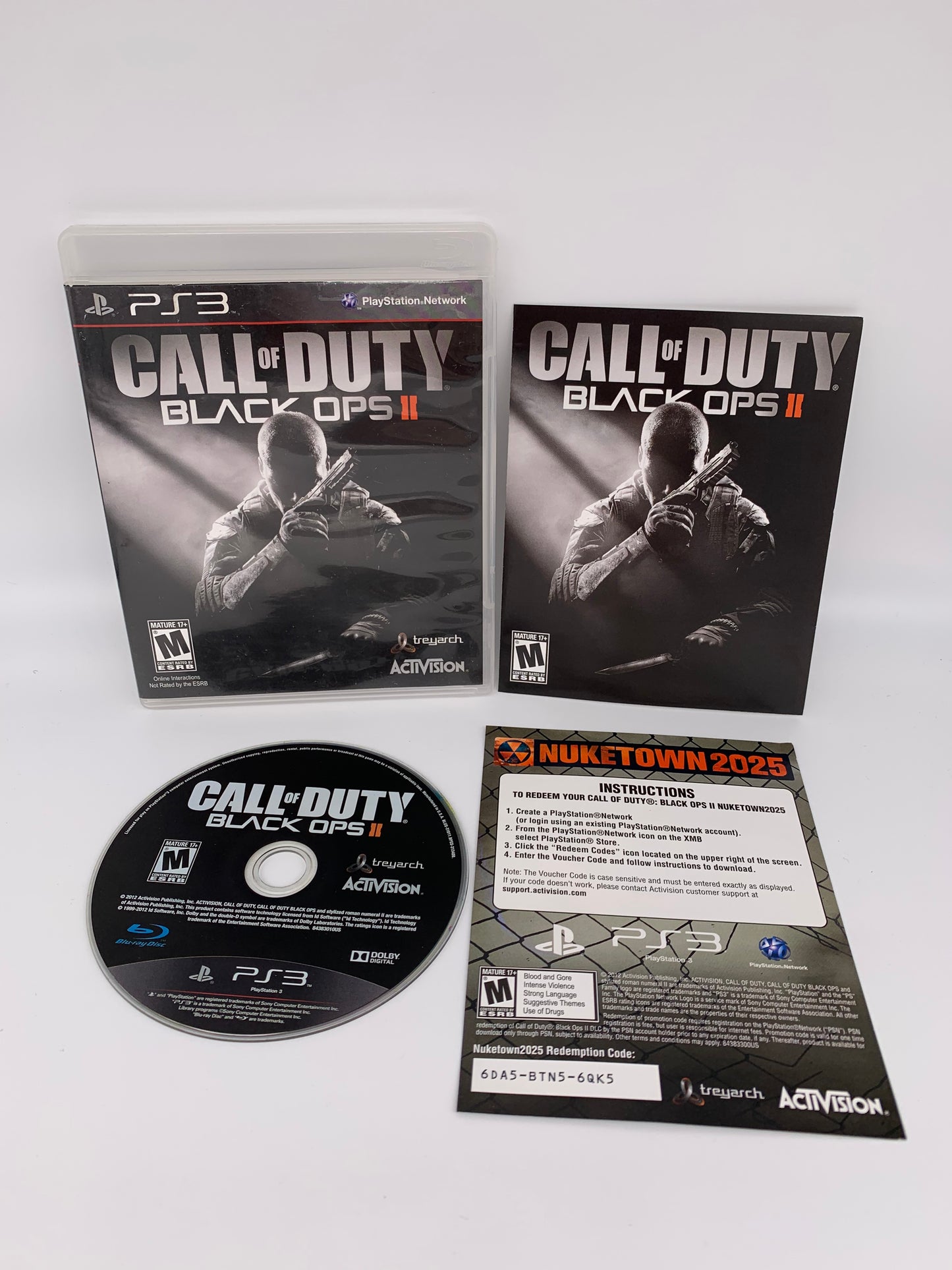 PiXEL-RETRO.COM : SONY PLAYSTATION 3 (PS3) COMPLET CIB BOX MANUAL GAME NTSC CALL OF DUTY BLACK OPS II