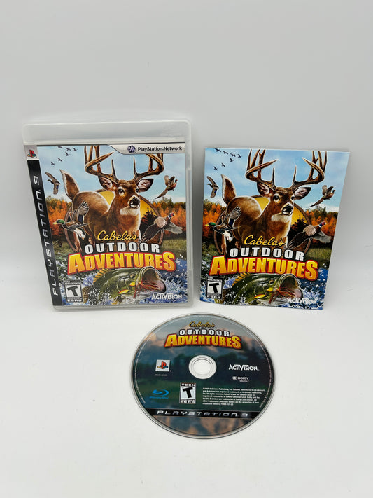 PiXEL-RETRO.COM : SONY PLAYSTATION 3 (PS3) COMPLET CIB BOX MANUAL GAME NTSC CABELA'S OUTDOOR ADVENTURES