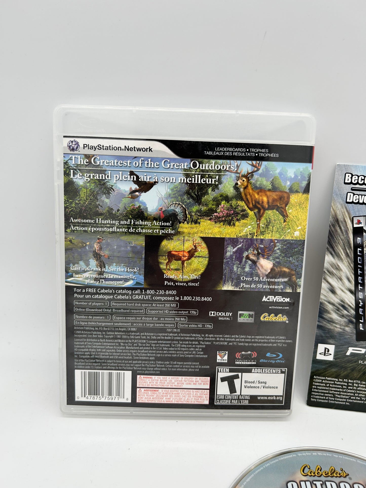 SONY PLAYSTATiON 3 [PS3] | CABELAS OUTDOOR ADVENTURES