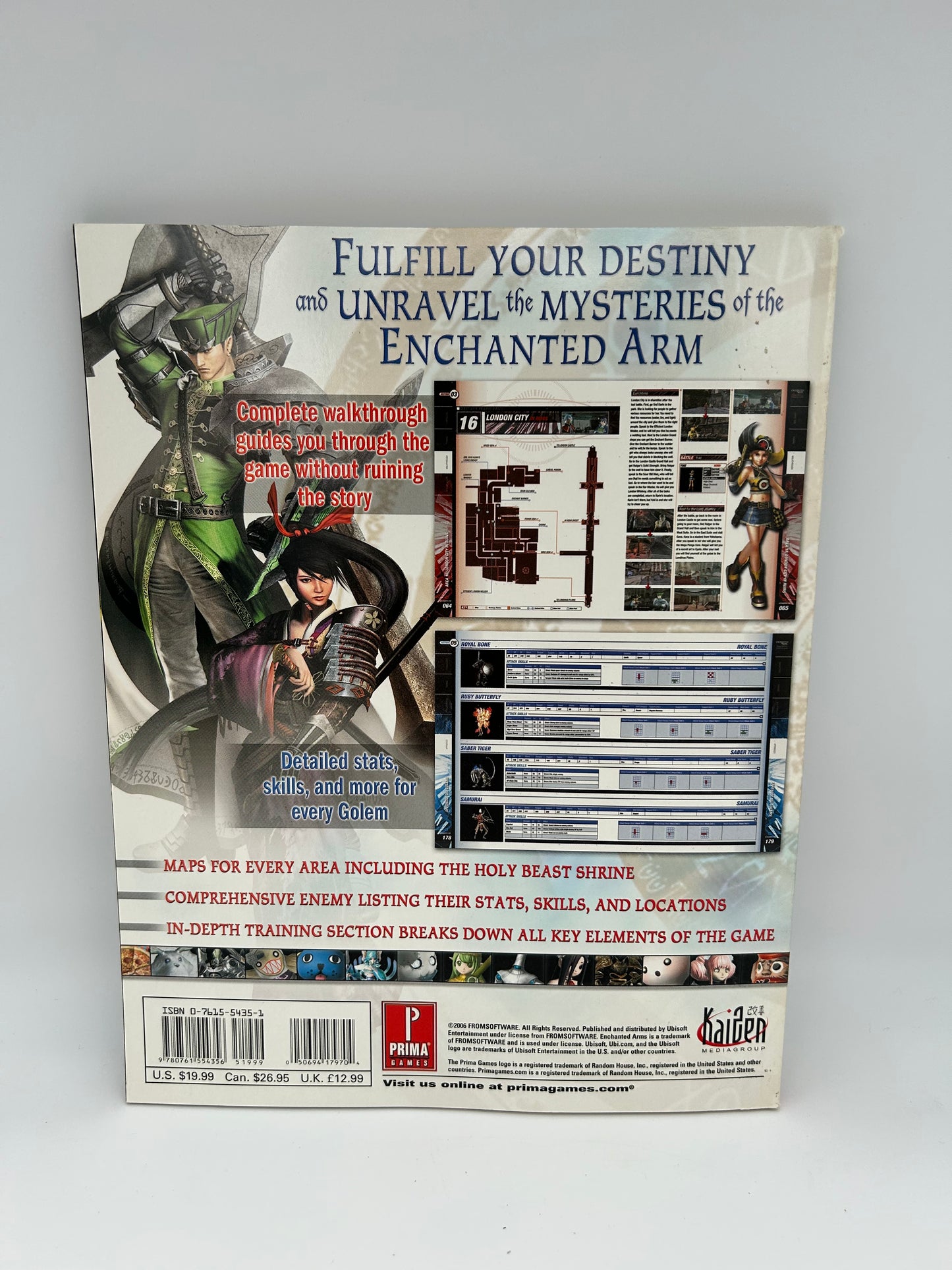 ENCHANTED ARMS XBOX 360 STRATEGY GUiDE PRiMA GAMES