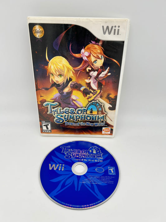 PiXEL-RETRO.COM : NINTENDO WII COMPLET IN BOX CIB MANUAL GAME NTSC TALES OF SYMPHONIA DAWN OF THE NEW WORLD