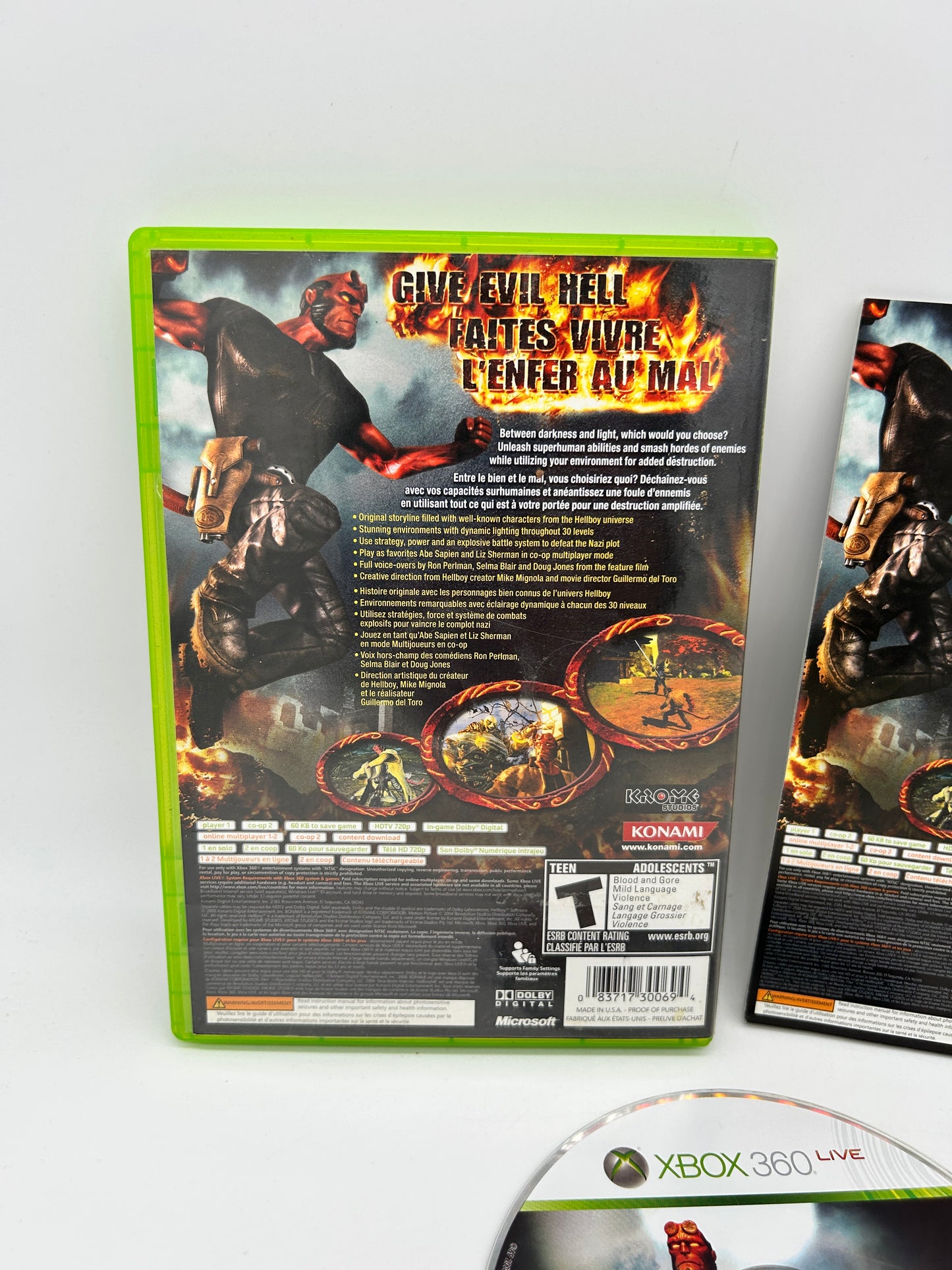 Microsoft XBOX 360 | HELLBOY THE SCIENCE OF EViL