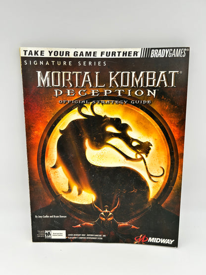 PiXEL-RETRO.COM : BRADYGAMES STRATEGY GUIDE WALKTHROUGH PLAYERS MORTAL KOMBAT DECEPTION