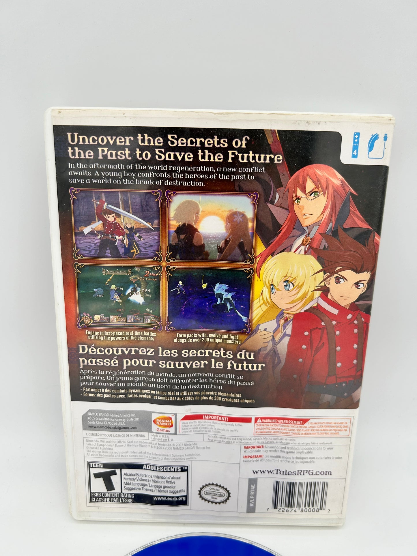 NiNTENDO Wii | TALES OF SYMPHONiA DAWN OF THE NEW WORLD