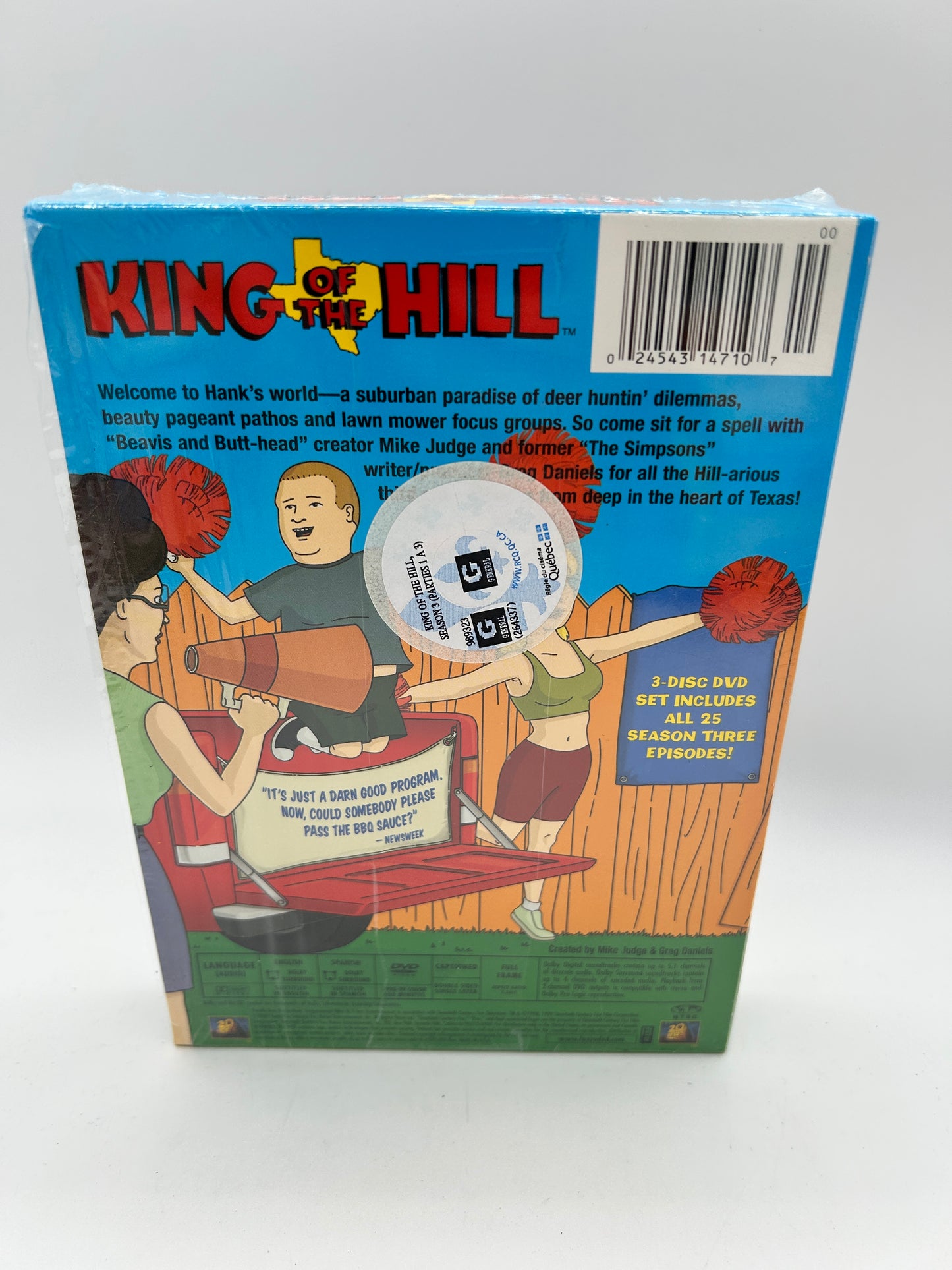 SERiE DVD | KiNG OF THE HiLL THE COMPLETE 3RD SEASON