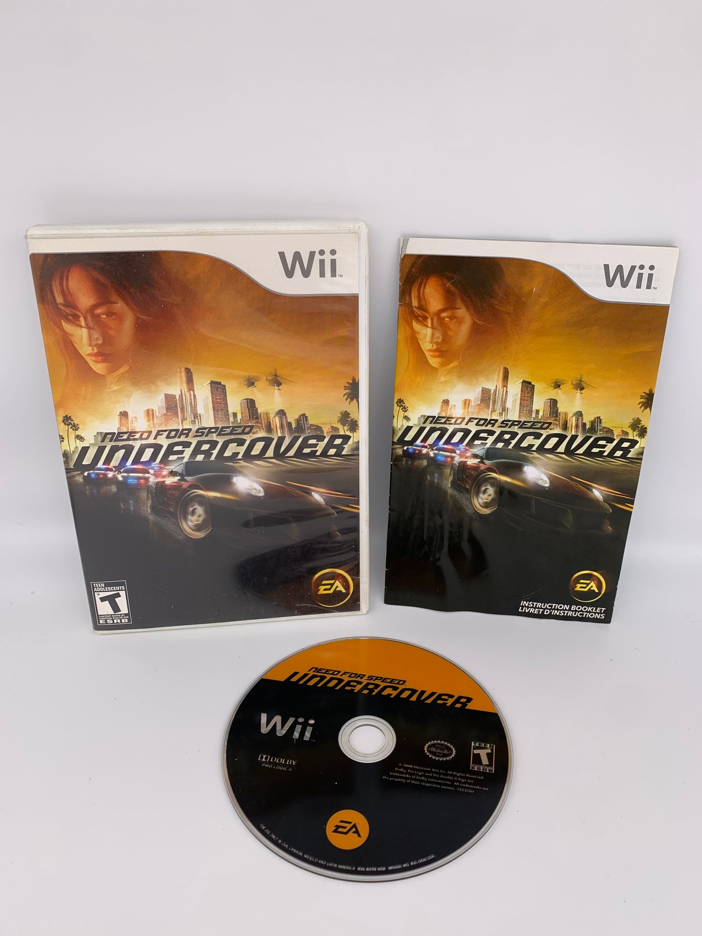 PiXEL-RETRO.COM : NINTENDO WII NEED FOR SPEED UNDERCOVER COMPLETE GAME BOX MANUAL NTSC