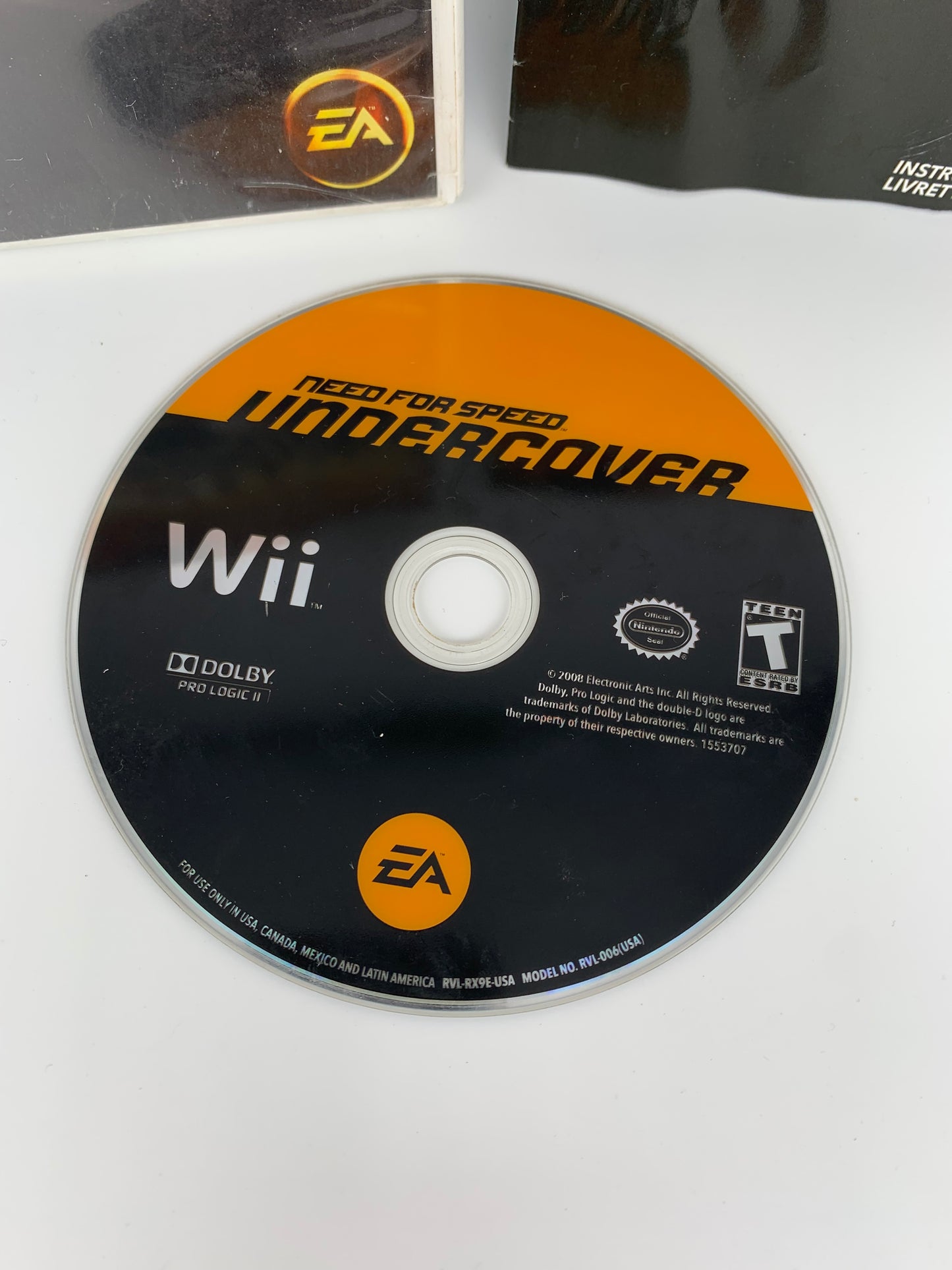 NiNTENDO Wii | NEED FOR SPEED UNDERCOVER