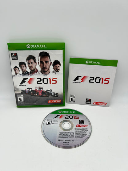 PiXEL-RETRO.COM : MICROSOFT XBOX ONE COMPLETE CIB BOX MANUAL GAME NTSC F1 2015 FORMULA 1