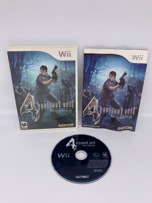 PiXEL-RETRO.COM : NINTENDO WII COMPLET CIB BOX MANUAL GAME NTSC RESIDENT EVIL 4 EDITION