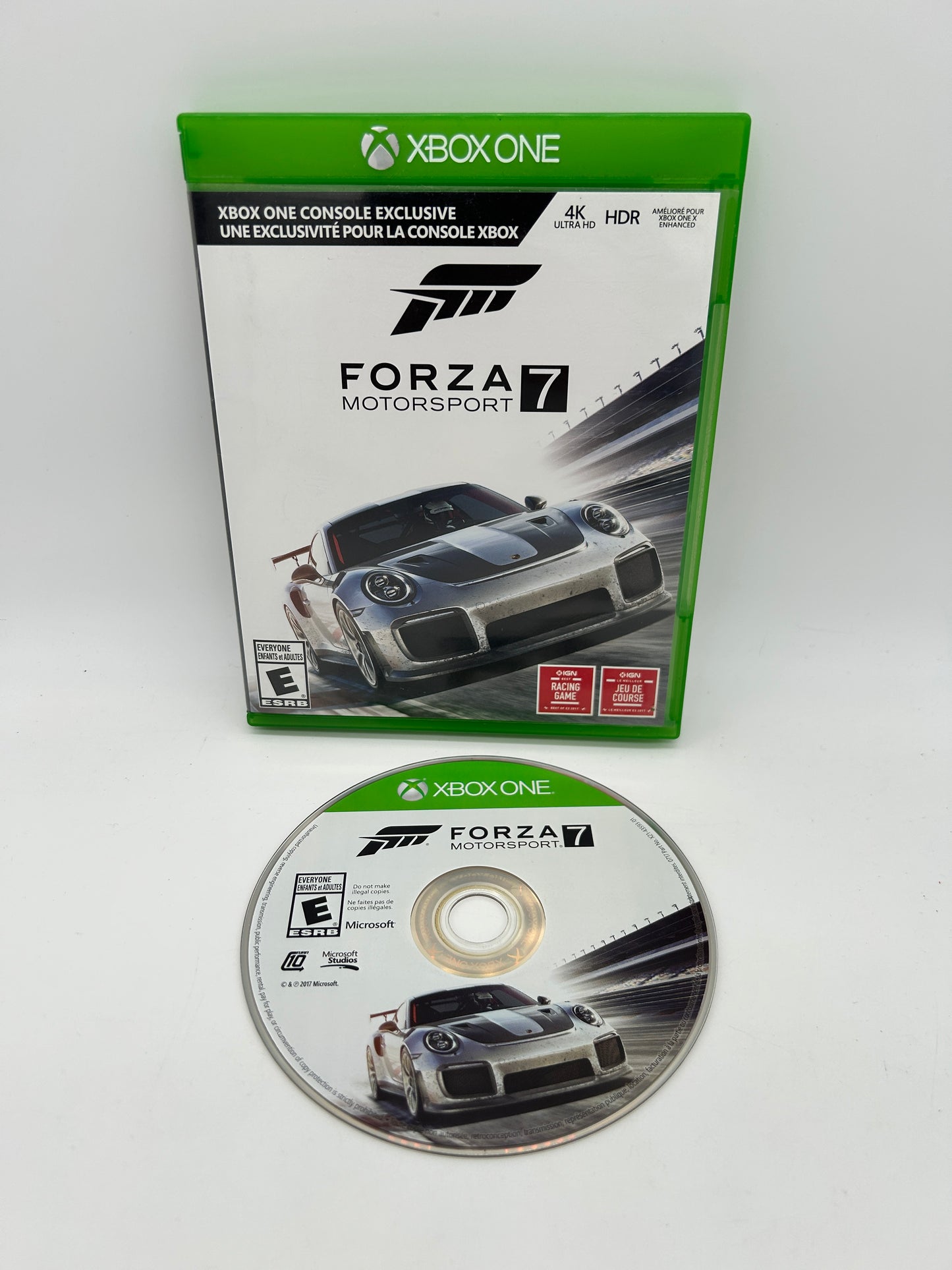 PiXEL-RETRO.COM : MICROSOFT XBOX ONE COMPLETE CIB BOX MANUAL GAME NTSC FORZA MOTORSPORT 7