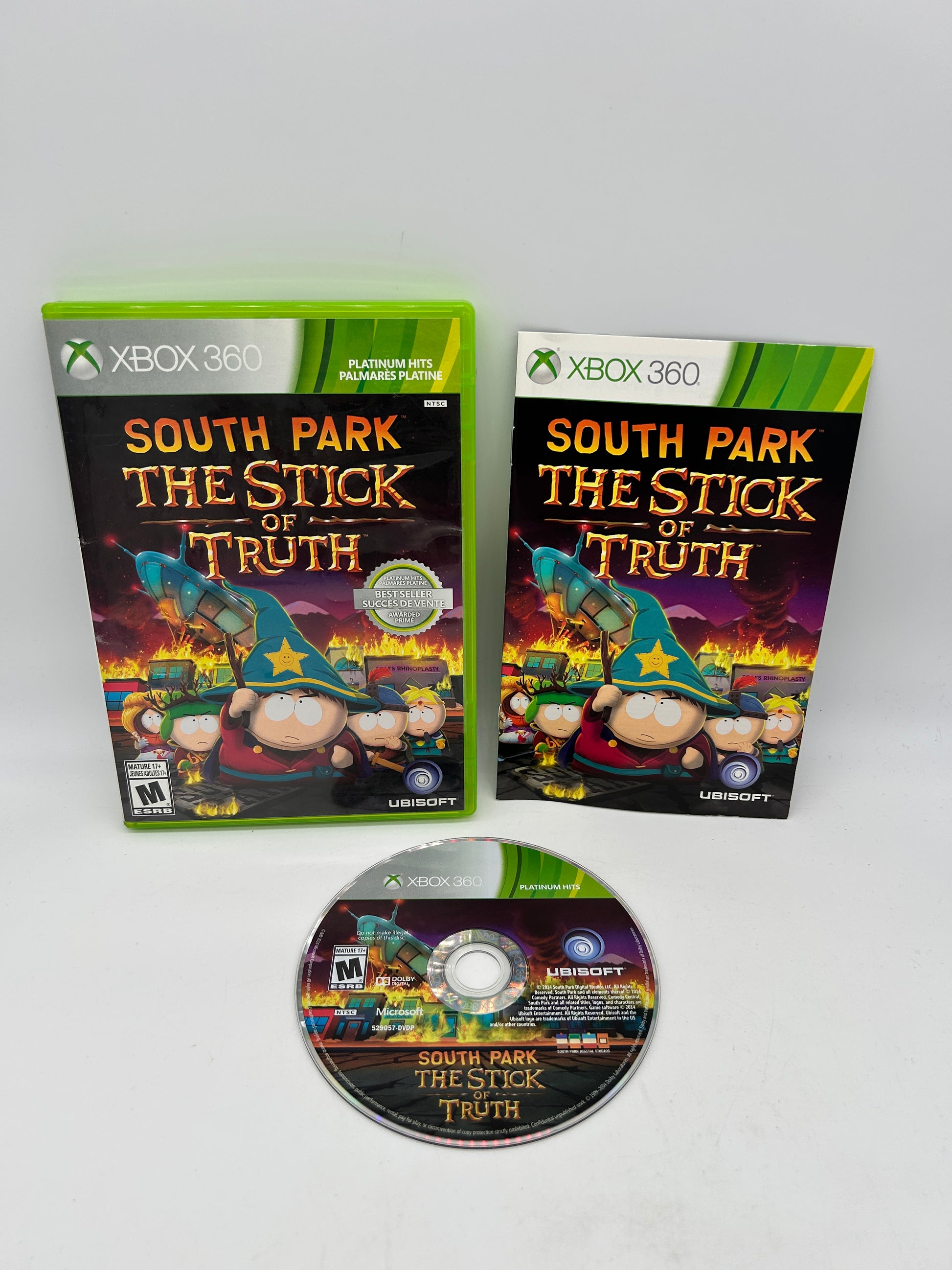 PiXEL-RETRO.COM : MICROSOFT XBOX 360 COMPLETE CIB BOX MANUAL GAME NTSC SOUTH PARK THE STICK OF TRUTH