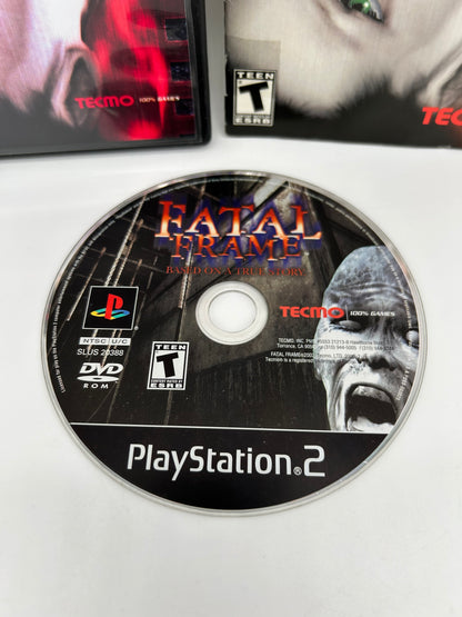 SONY PLAYSTATiON 2 [PS2] | FATAL FRAME BASED ON A TRUE STORY