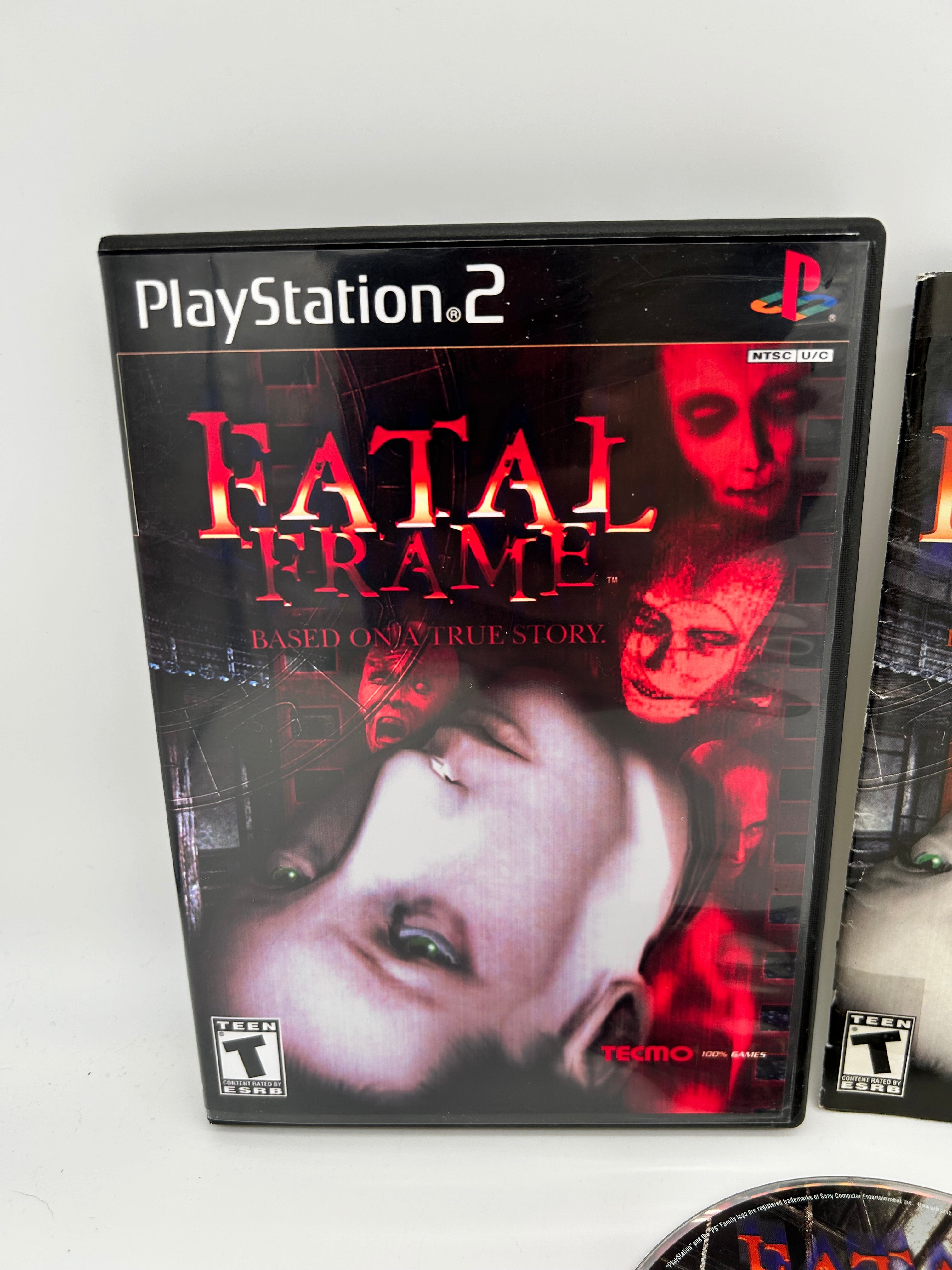 Fatal Frame For Playstation 2 Case & Manual on sale