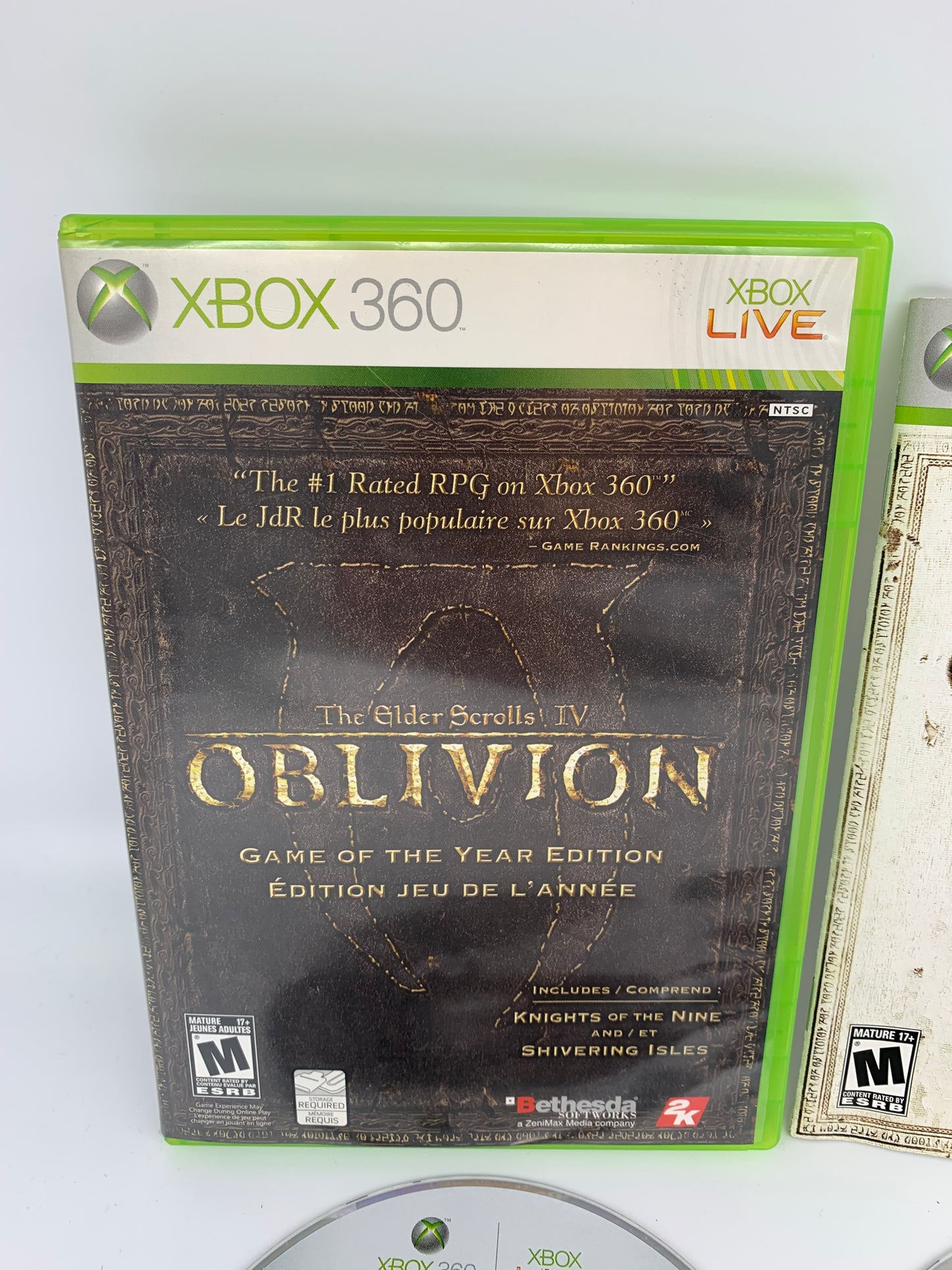 MiCROSOFT XBOX 360 | THE ELDER SCROLLS IV OBLiViON | GAME OF THE YEAR EDiTiON