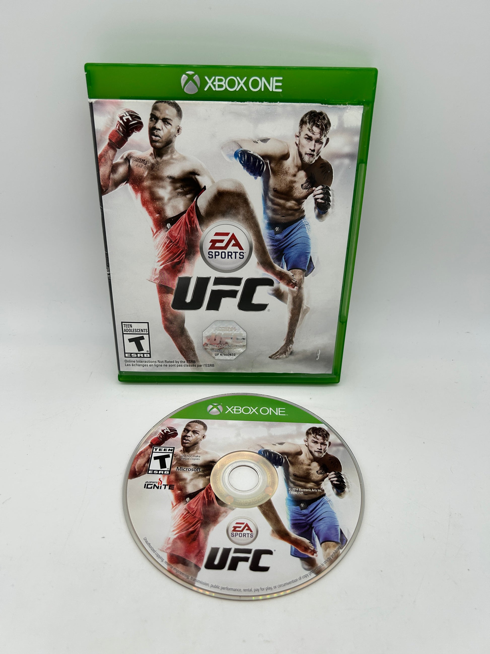 PiXEL-RETRO.COM : MICROSOFT XBOX ONE COMPLETE CIB BOX MANUAL GAME NTSC UFC