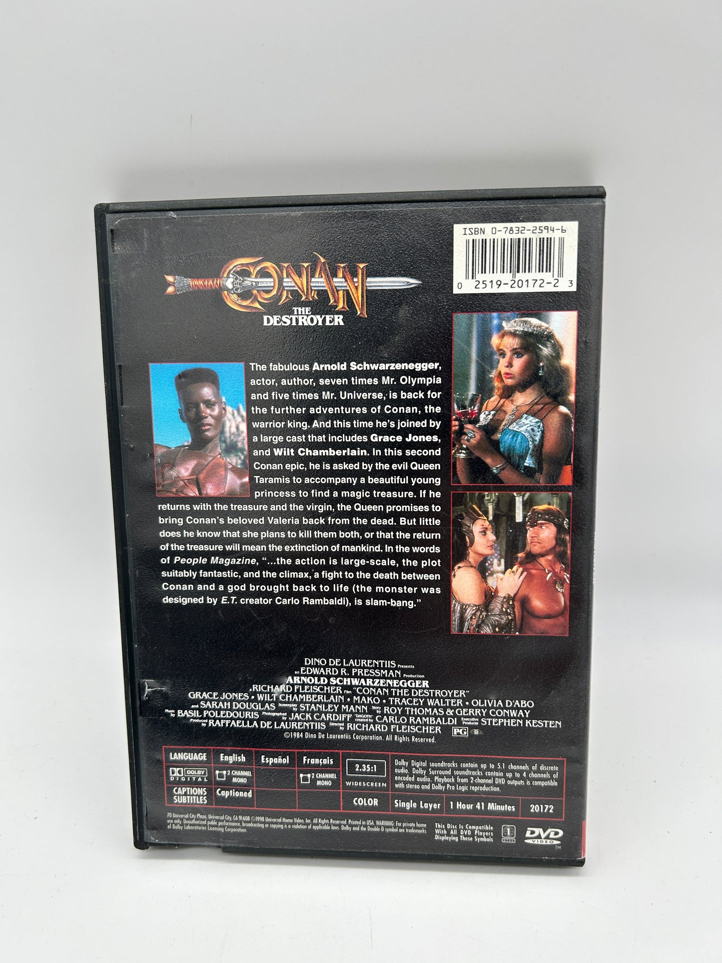 DVD MOVIE | CONAN THE DESTROYER