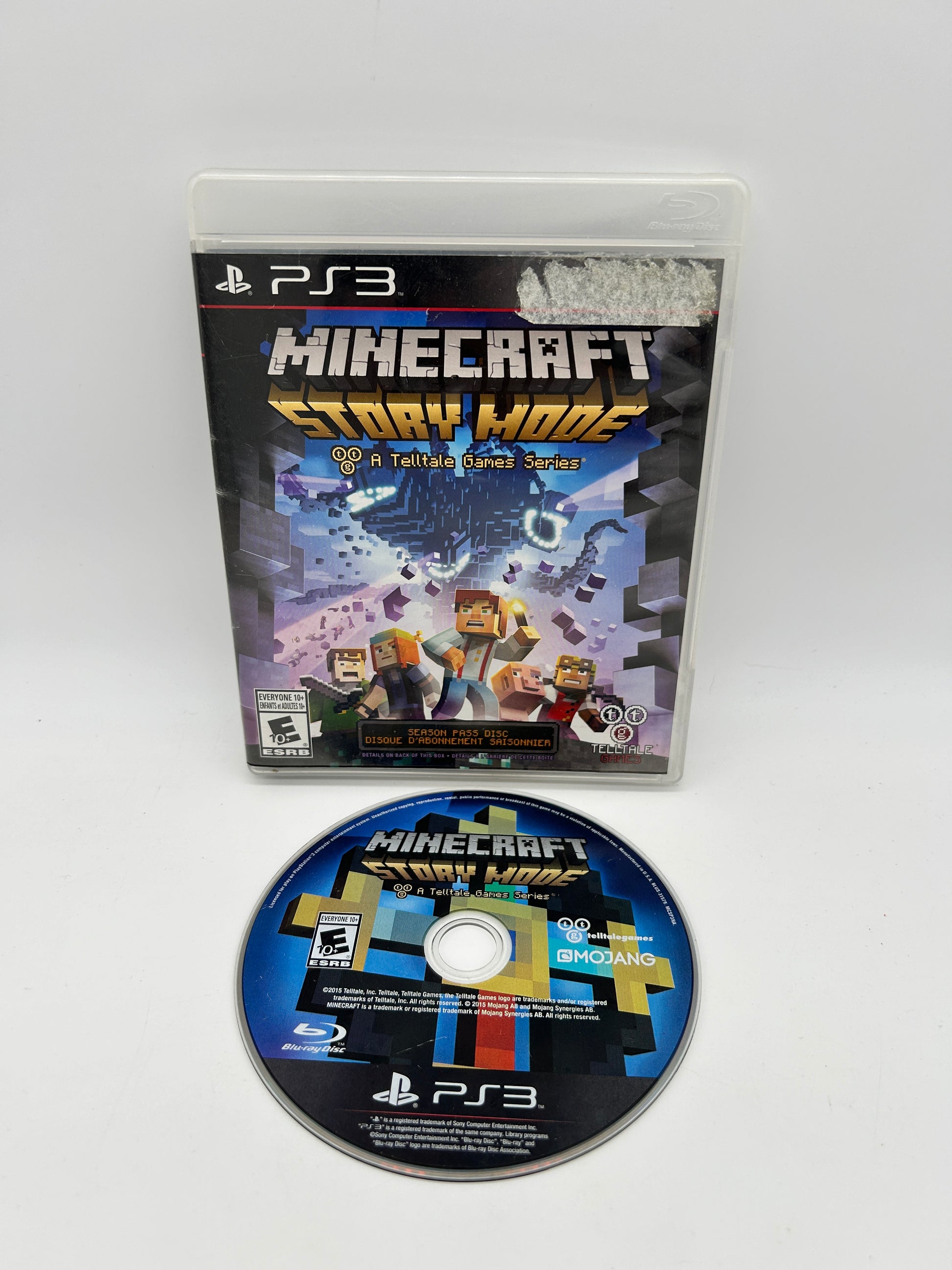 PiXEL-RETRO.COM : SONY PLAYSTATION 3 (PS3) COMPLET CIB BOX MANUAL GAME NTSC MINECRAFT STORY MODE SEASON PASS