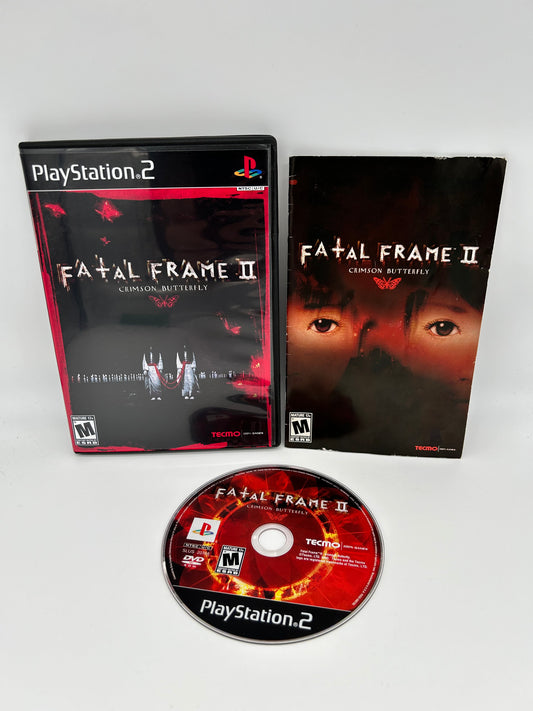 PiXEL-RETRO.COM : SONY PLAYSTATION 2 (PS2) COMPLET CIB BOX MANUAL GAME NTSC FATAL FRAME II 2 CRIMSON BUTTERFLY