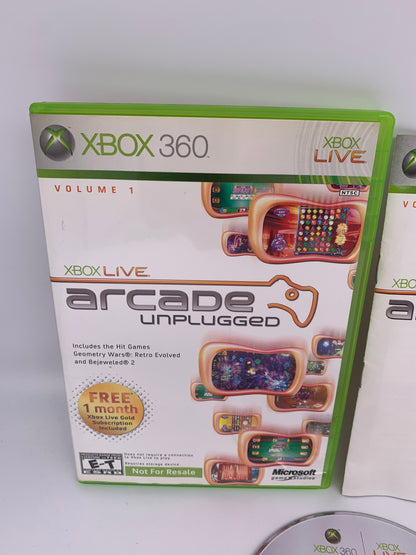 MiCROSOFT XBOX 360 | XBOX LiVE ARCADE UNPLUGGED VOLUME 1