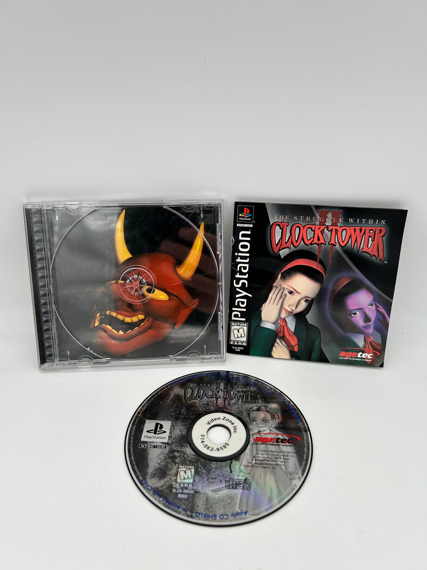 PiXEL-RETRO.COM : SONY PLAYSTATION (PS1) COMPLETE CIB BOX MANUAL GAME NTSC CLOCK TOWER II