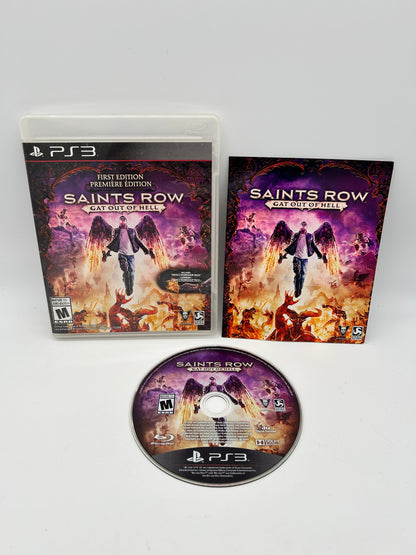 PiXEL-RETRO.COM : SONY PLAYSTATION 3 (PS3) COMPLET CIB BOX MANUAL GAME NTSC SAINTS ROW GAT OUT FROM HELL FIRST EDITION