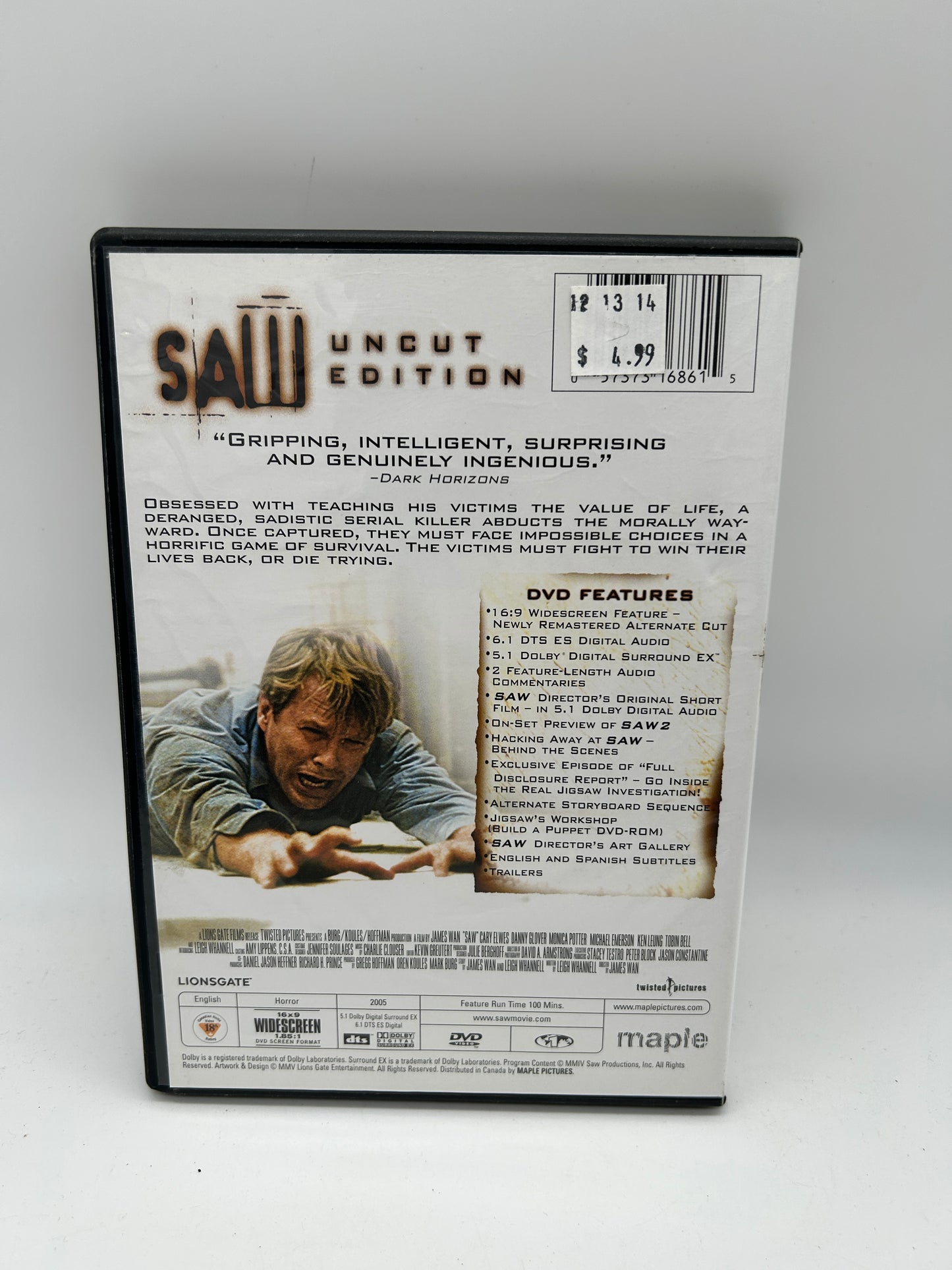 FiLM DVD | SAW UNCUT EDiTiON