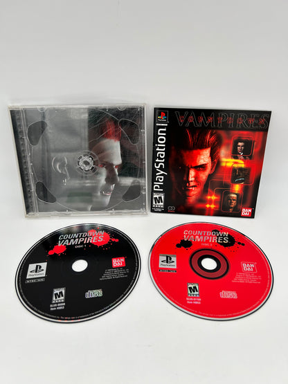 PiXEL-RETRO.COM : SONY PLAYSTATION (PS1) COMPLETE CIB BOX MANUAL GAME NTSC COUNTDOWN VAMPIRES