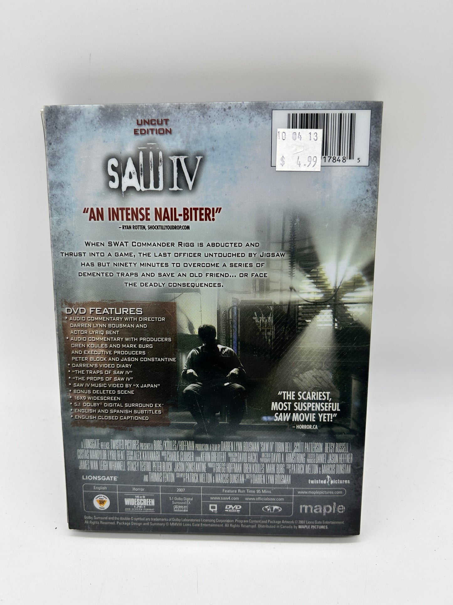 FiLM DVD | SAW IV UNCUT EDiTiON