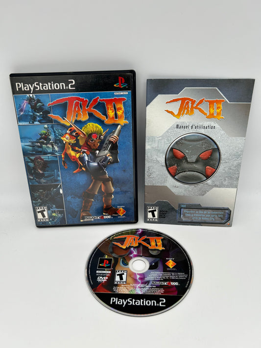 PiXEL-RETRO.COM : SONY PLAYSTATION 2 (PS2) COMPLET CIB BOX MANUAL GAME NTSC JAK II