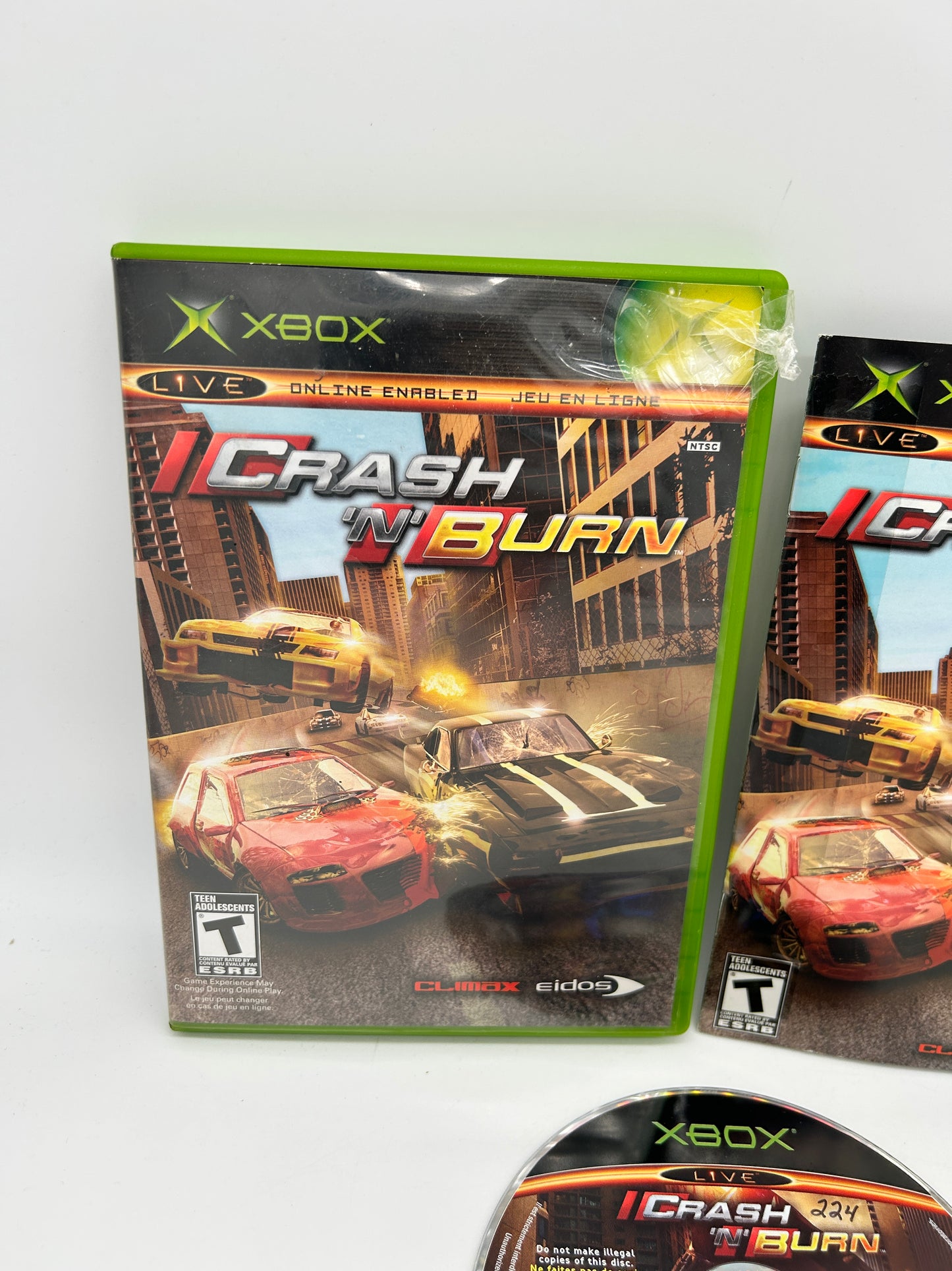 MiCROSOFT XBOX ORiGiNAL | CRASH AND BURN