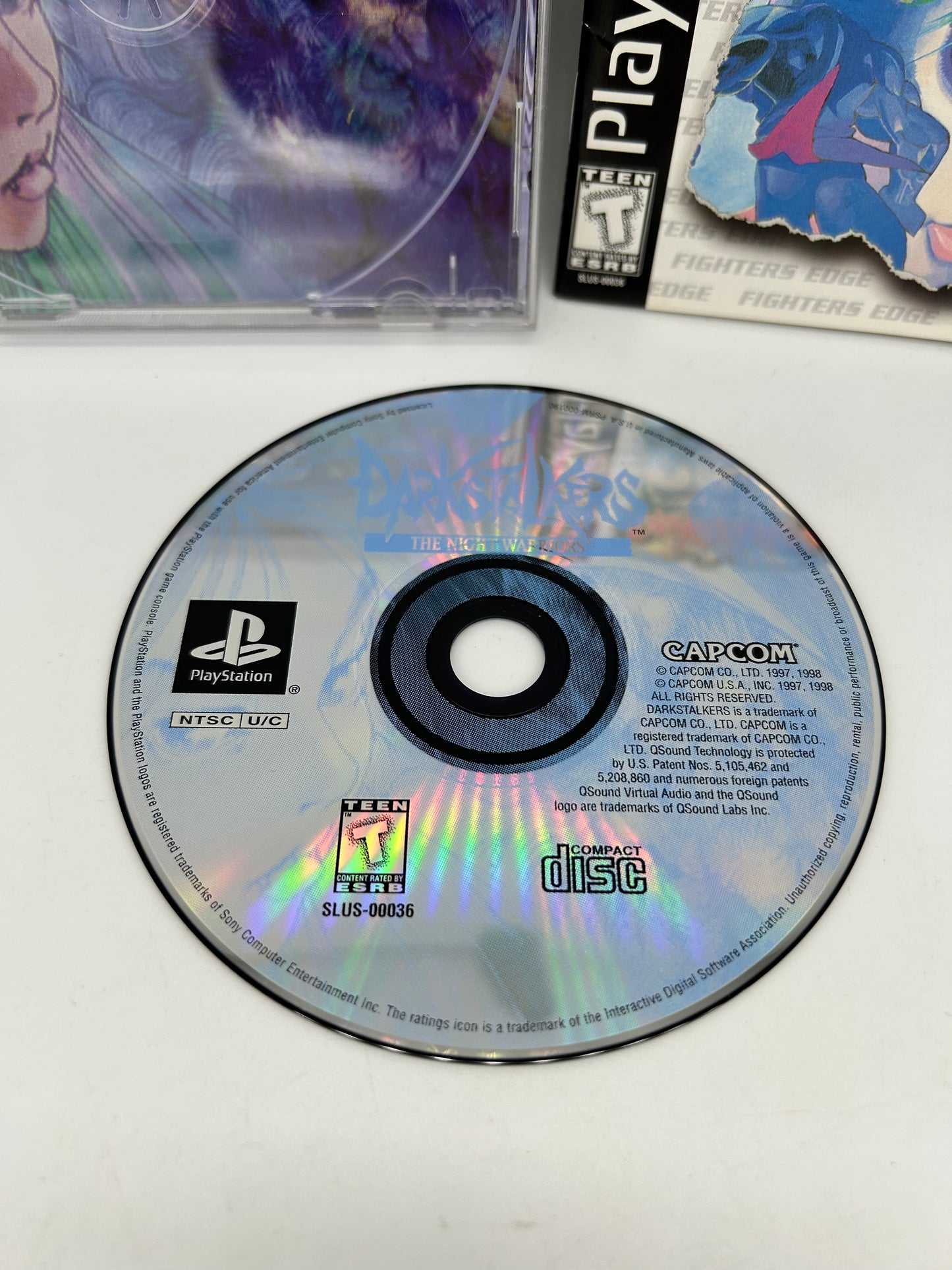 SONY PLAYSTATiON [PS1] | DARKSTALKERS THE NiGHT WARRiORS