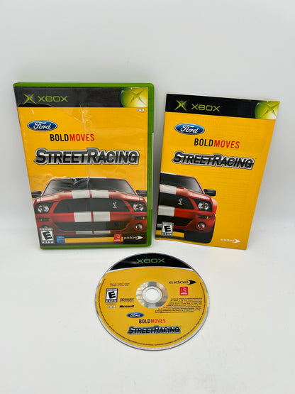 PiXEL-RETRO.COM : MICROSOFT XBOX COMPLETE CIB BOX MANUAL GAME NTSC FORD BOLD MOVES STREET RACING