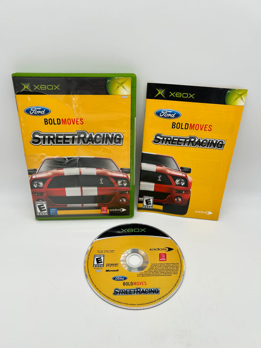 PiXEL-RETRO.COM : MICROSOFT XBOX COMPLETE CIB BOX MANUAL GAME NTSC FORD BOLD MOVES STREET RACING
