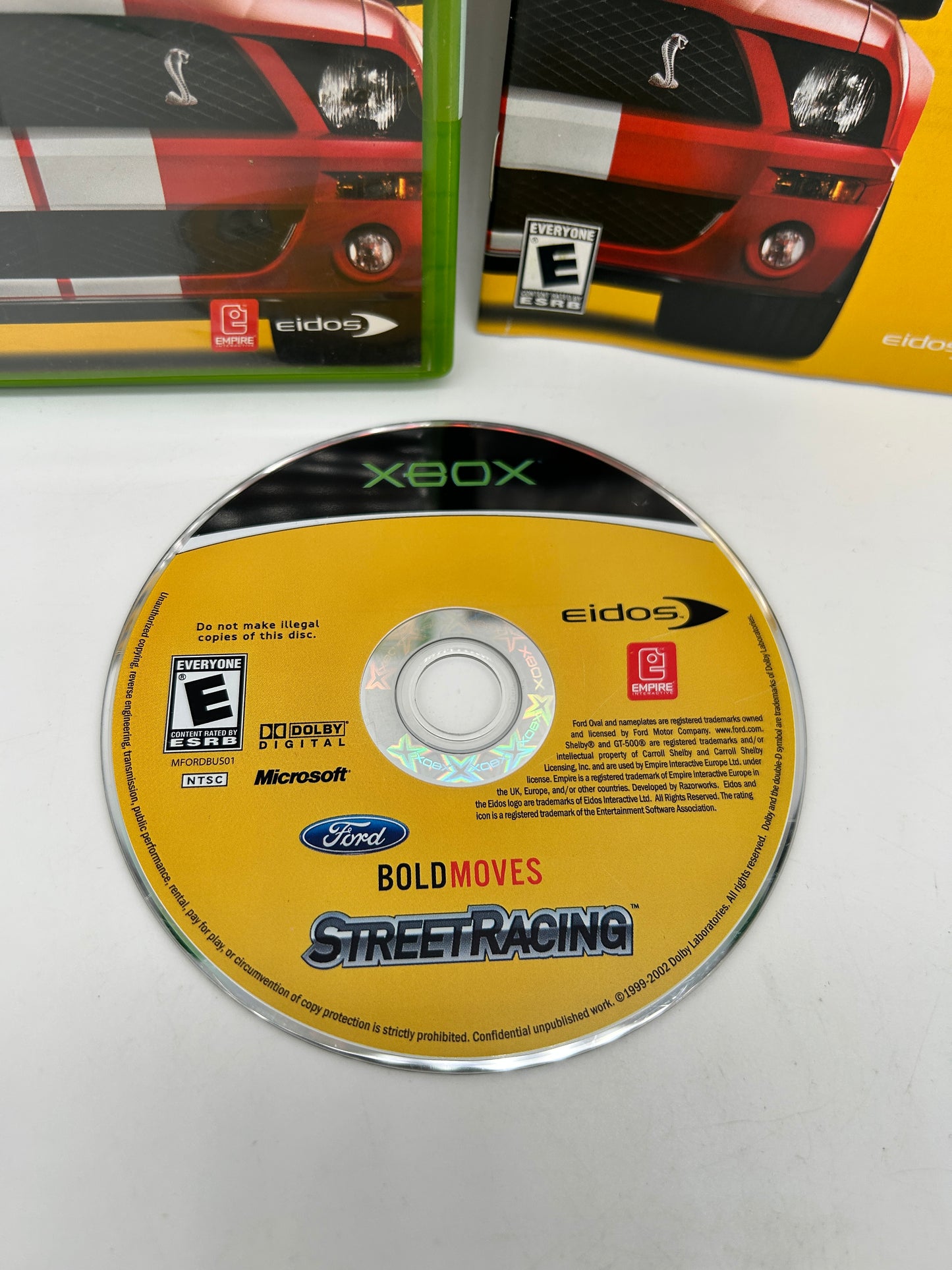 MiCROSOFT XBOX ORiGiNAL | FORD BOLD MOVES STREET RACiNG